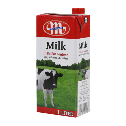 Mlekovita UHT Milk 12 x 1L