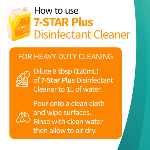 Food Safety: 7-Star Plus Disinfectant Cleaner (4L)