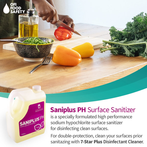 Food Safety: Saniplus PH Surface Sanitizer (4L)