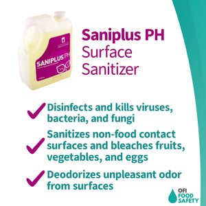 Food Safety: Saniplus PH Surface Sanitizer (4L)